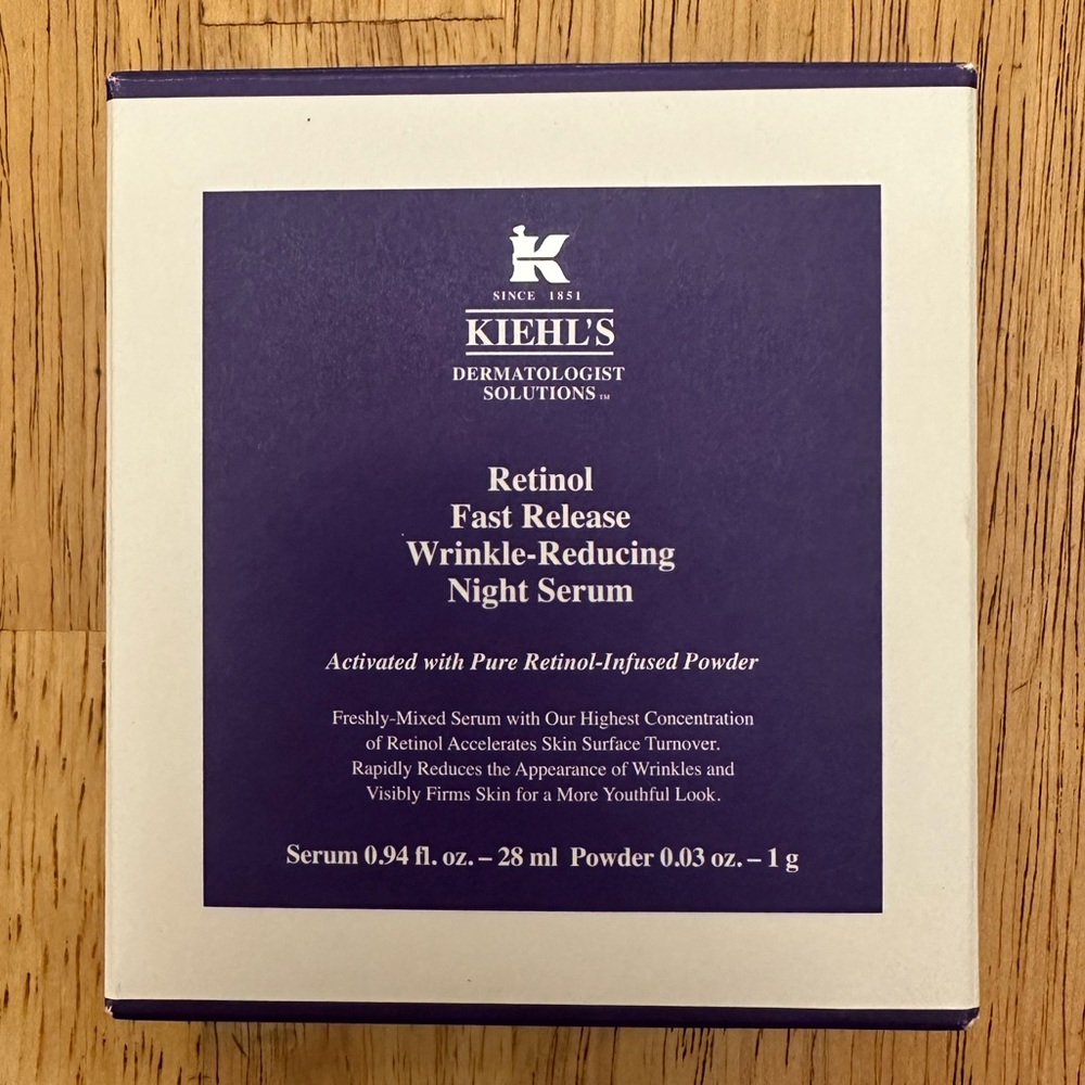 Kiehl’s Retinol Fast Release Wrinkle-Reducing Night Serum